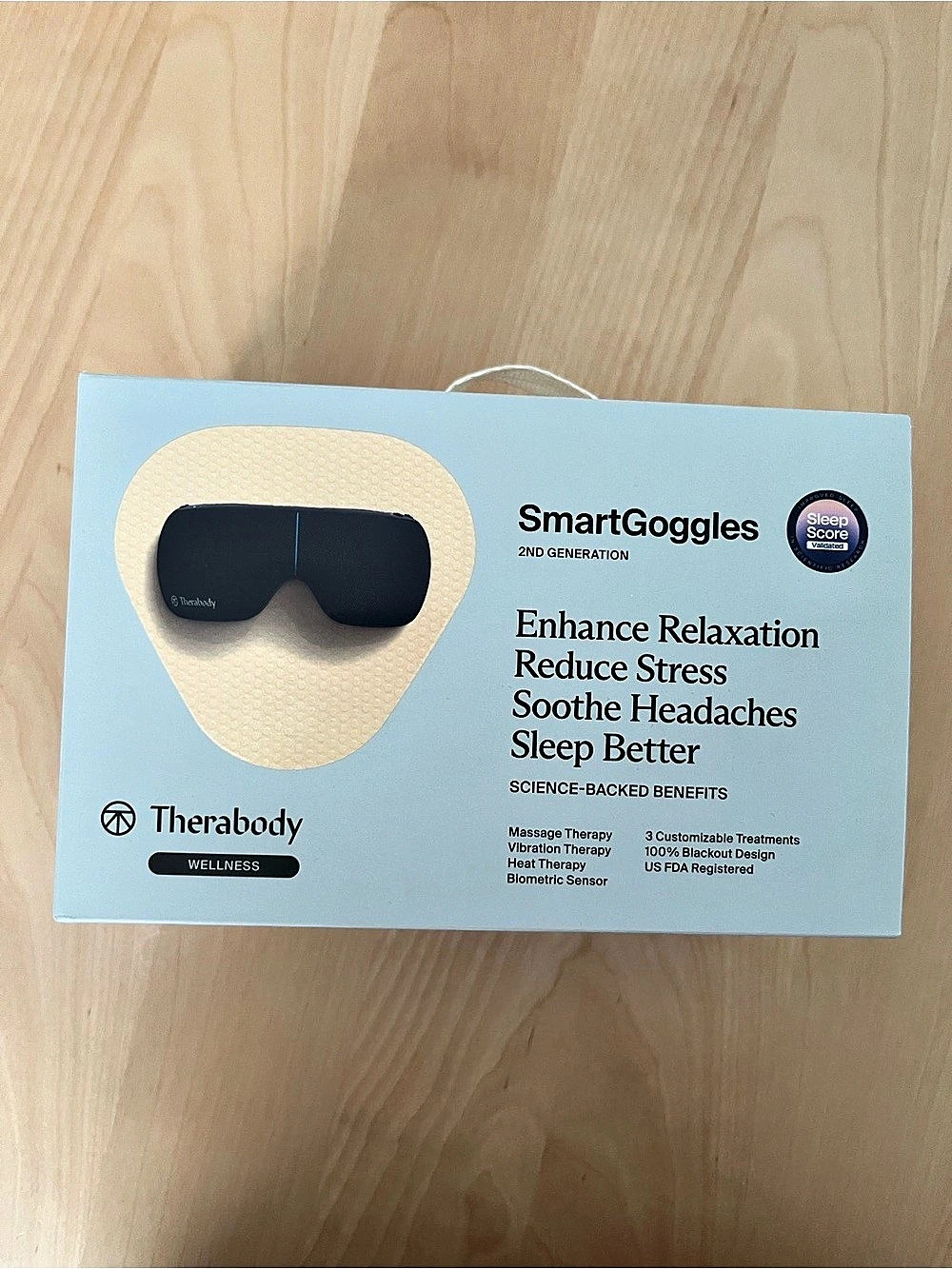 Therabody SmartGoggles 2nd Generation Black & Blue